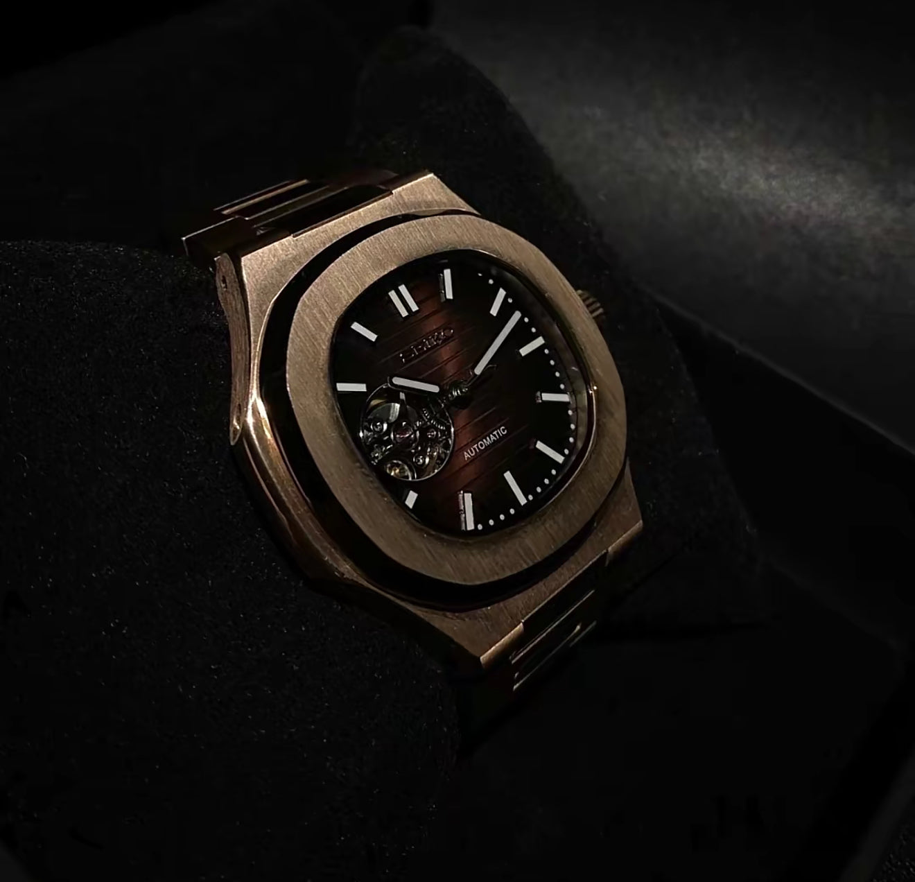 Seiko Mod - Nautilus Chocolat