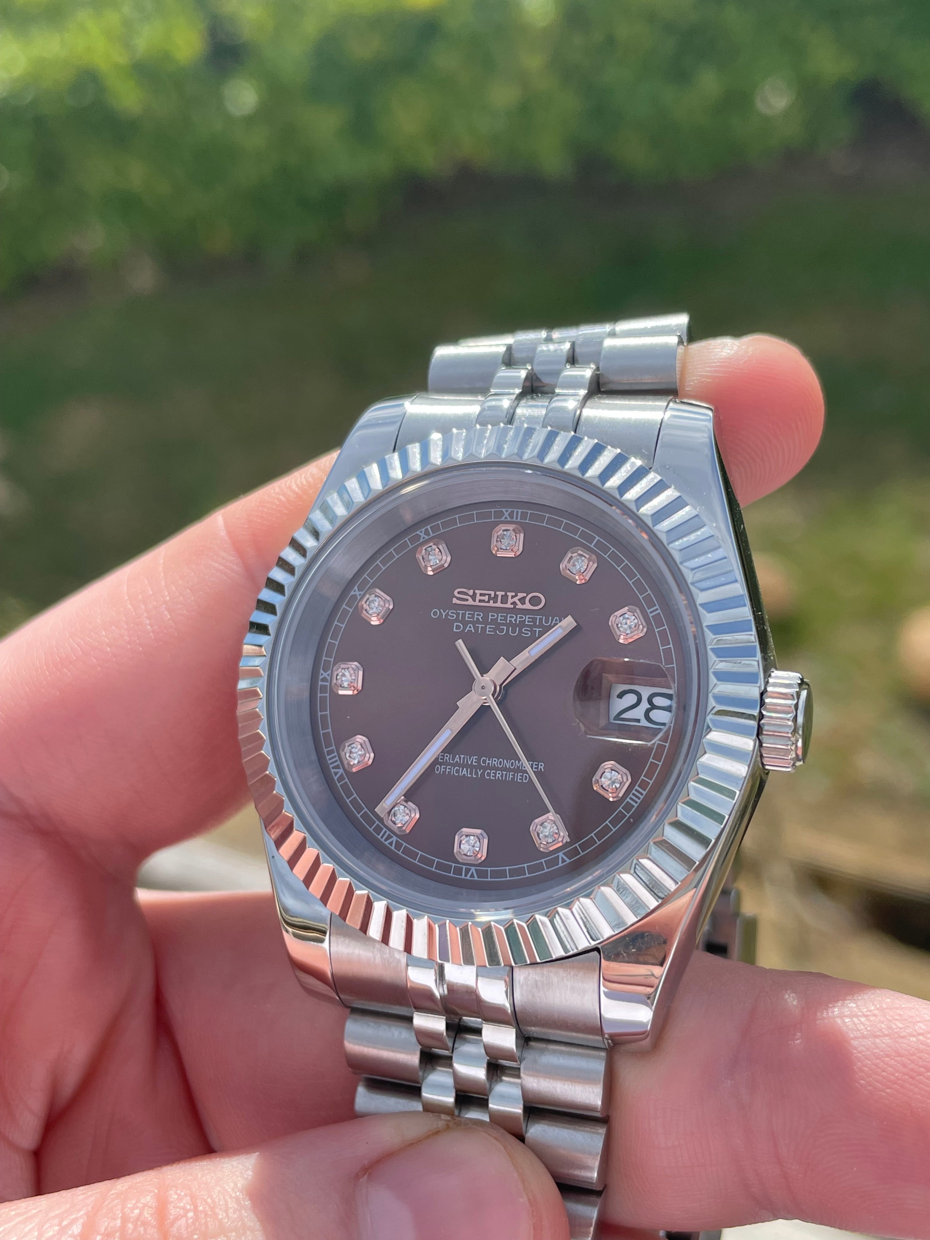 Seiko Mod - Brown Diamond