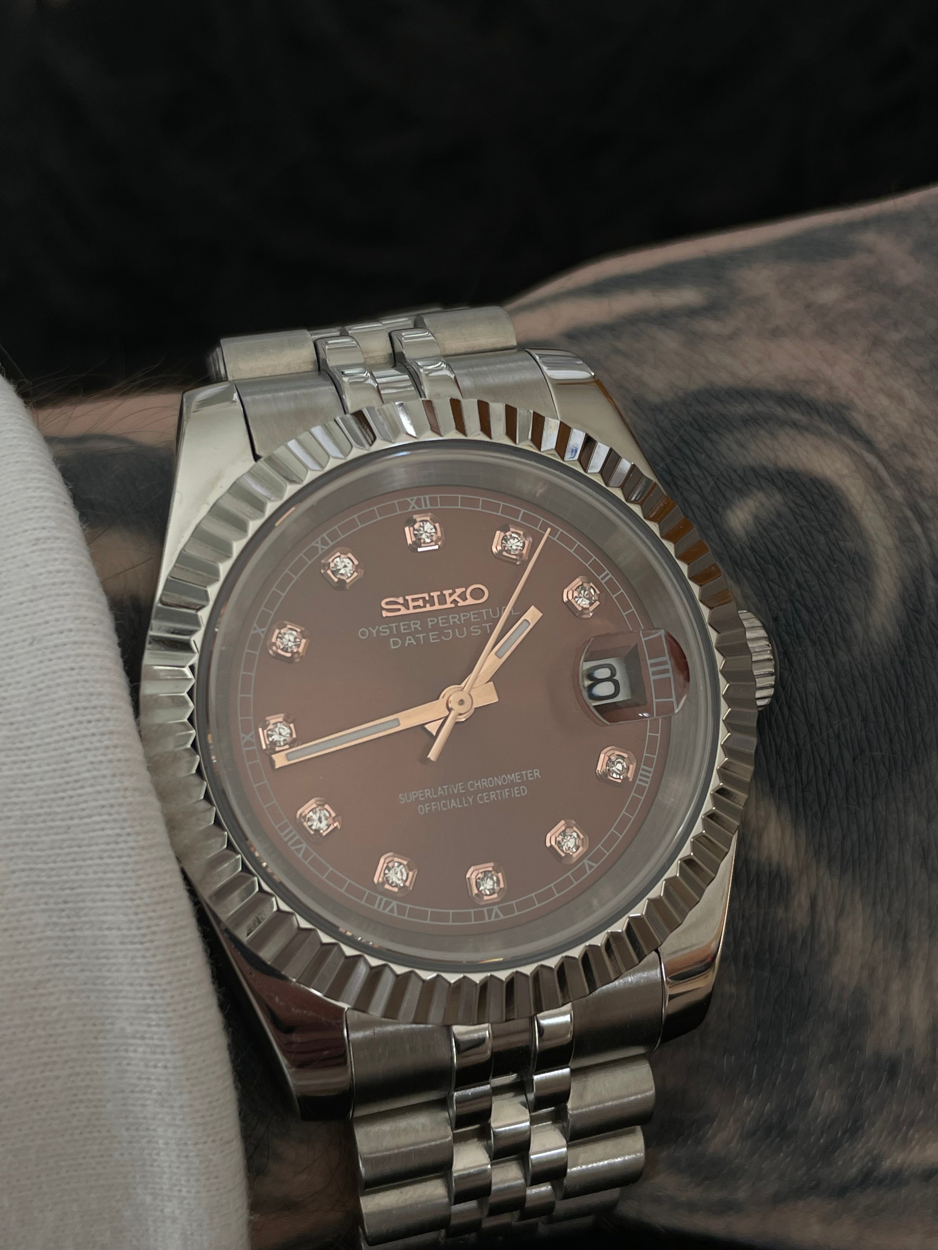 Seiko Mod - Brown Diamond