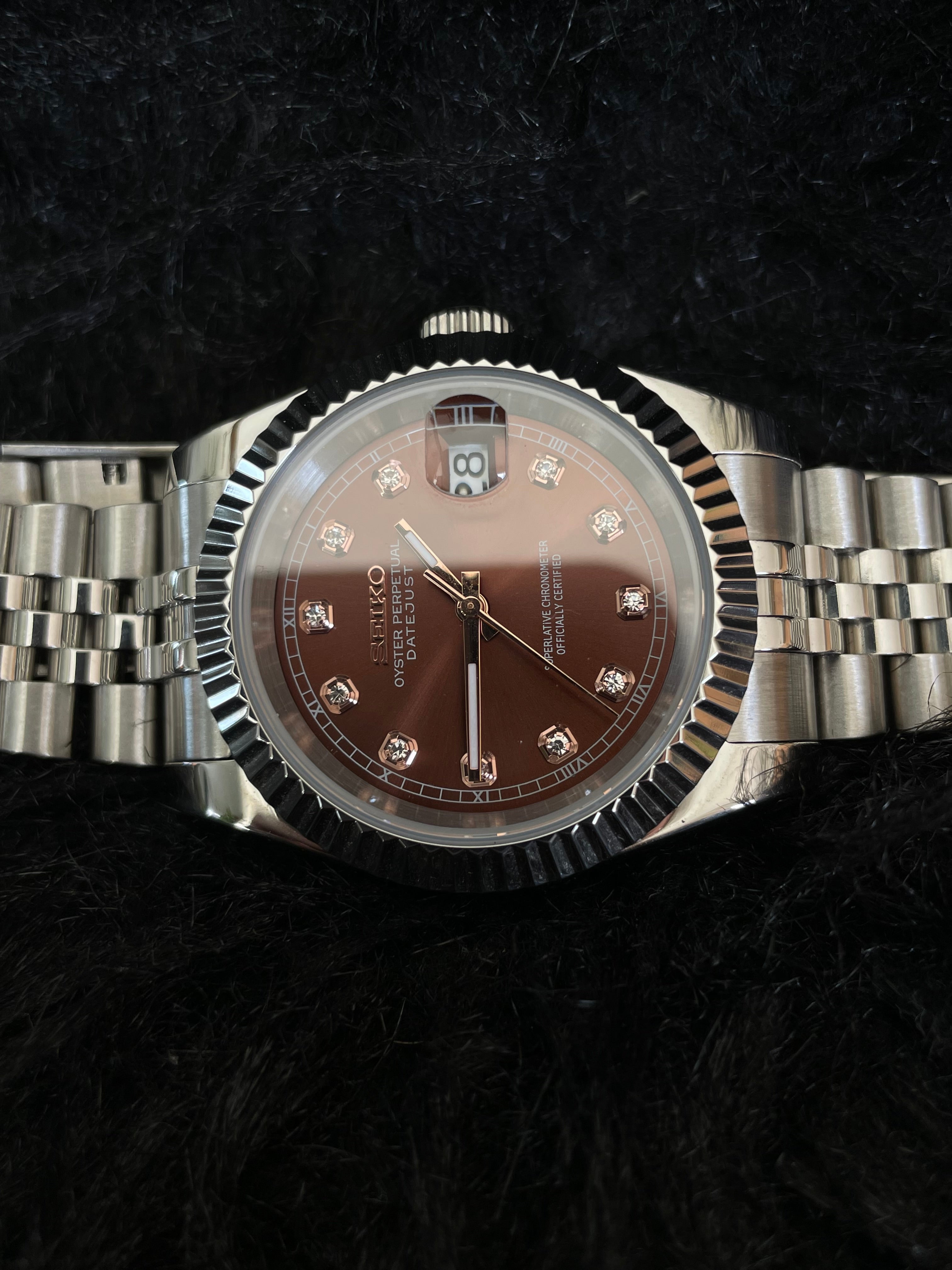 Seiko Mod - Brown Diamond