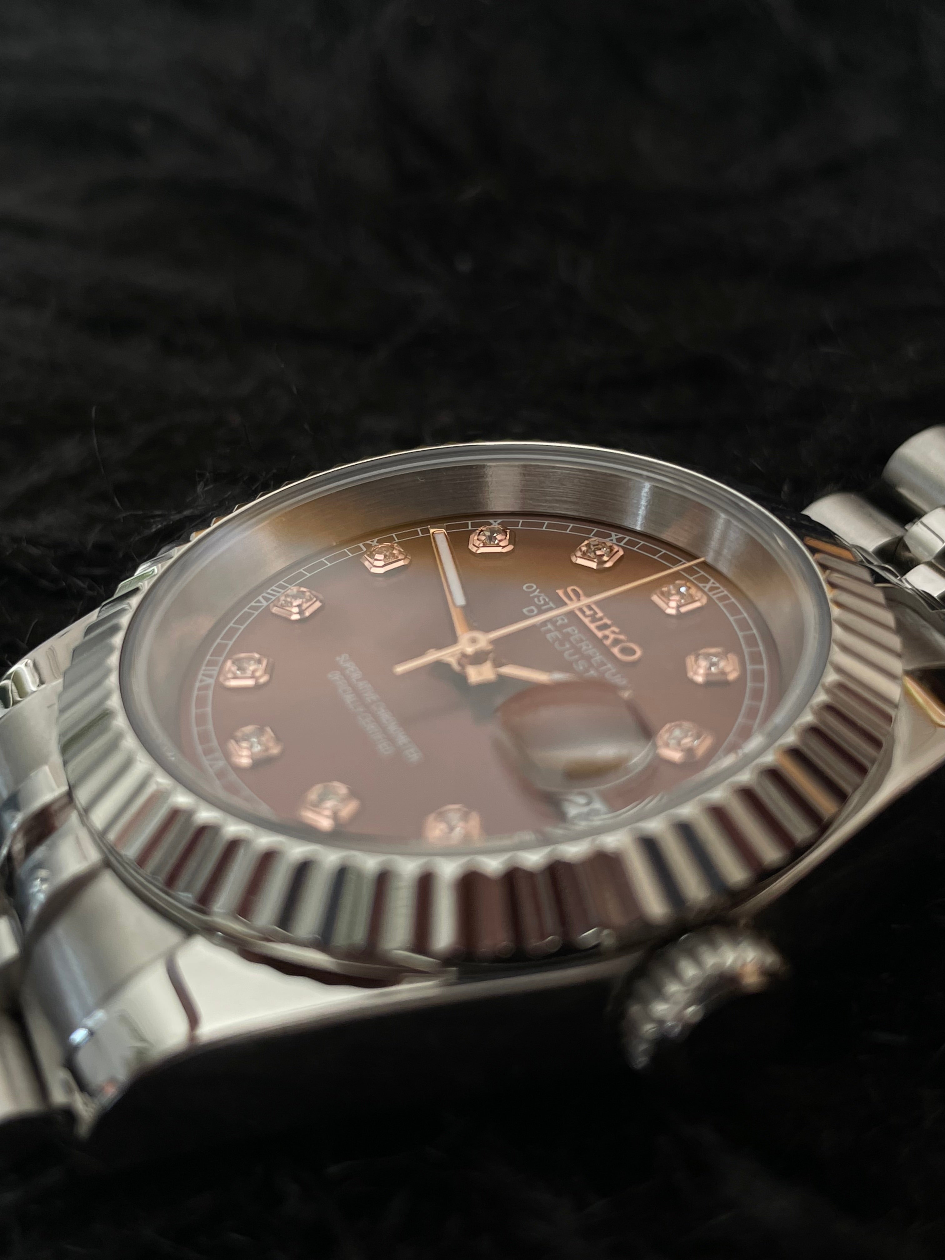 Seiko Mod - Brown Diamond