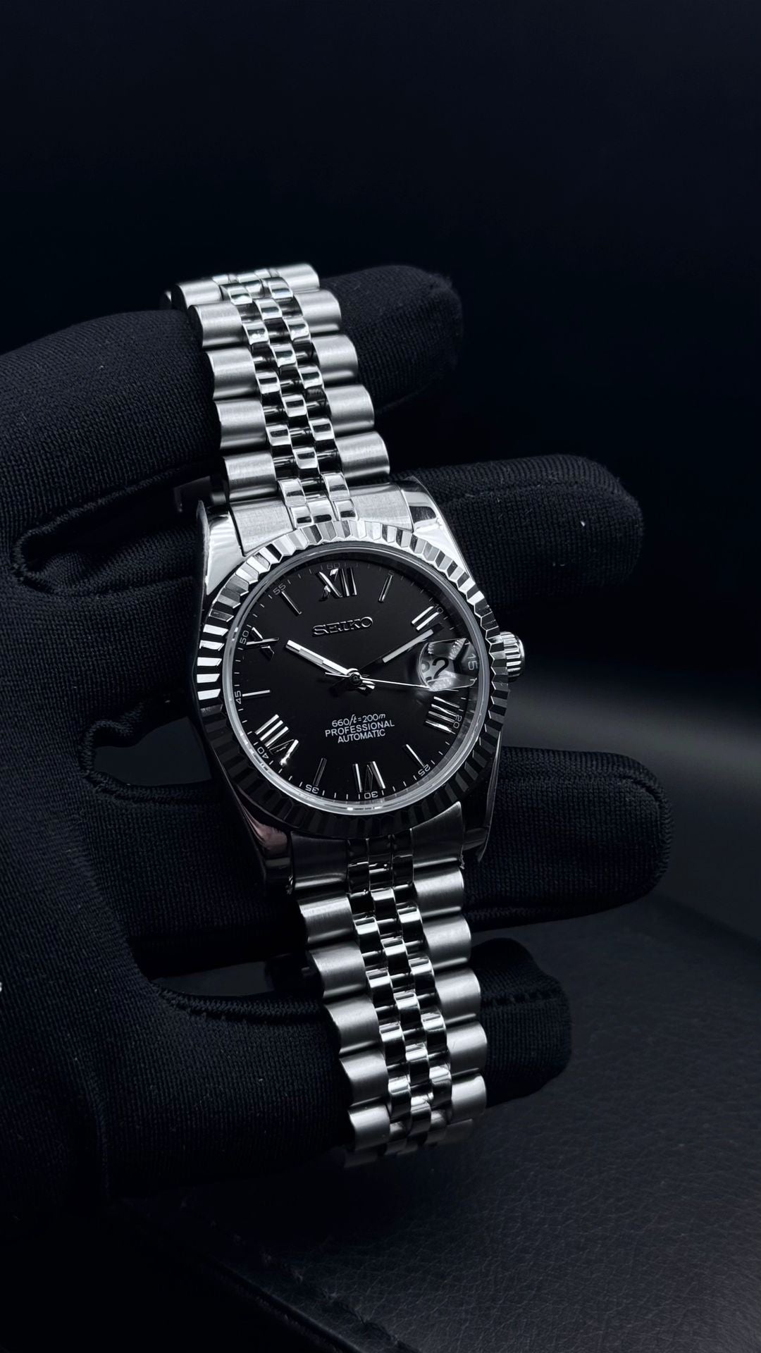 Seiko Mod - Romain Black