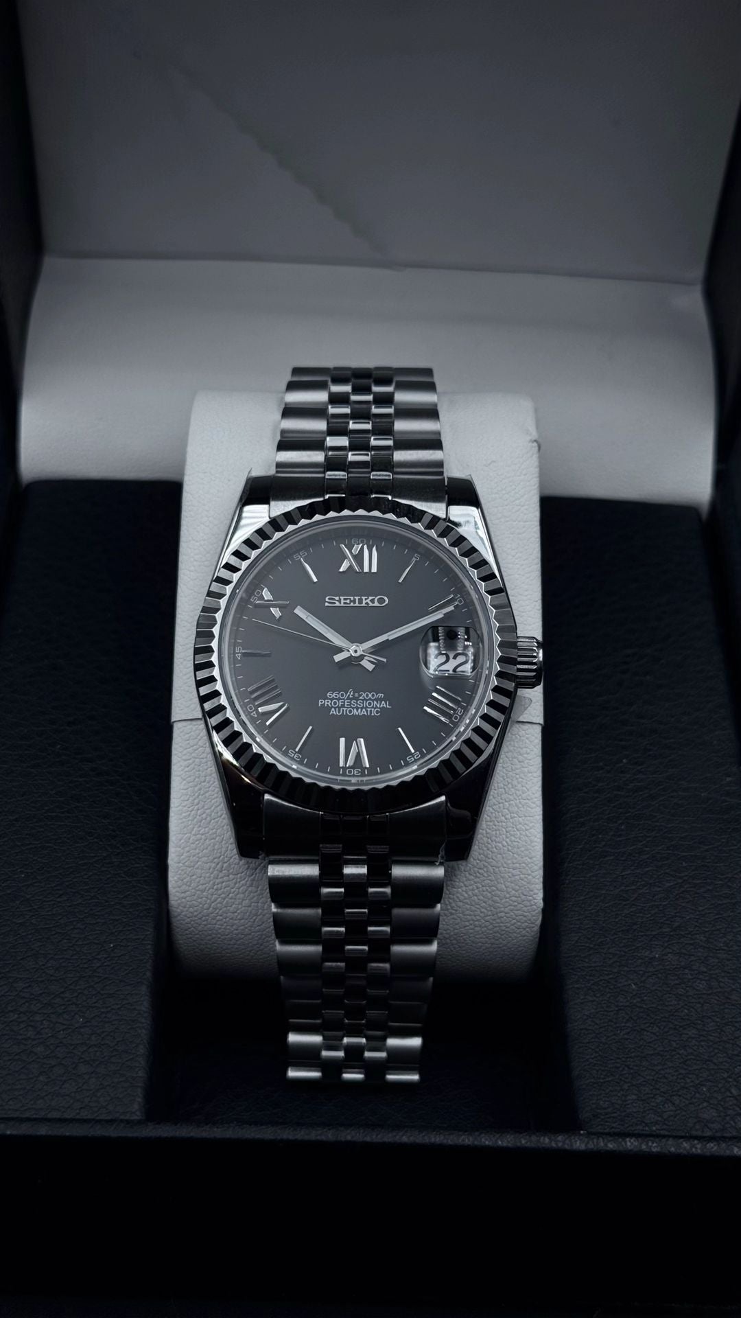 Seiko Mod - Romain Black