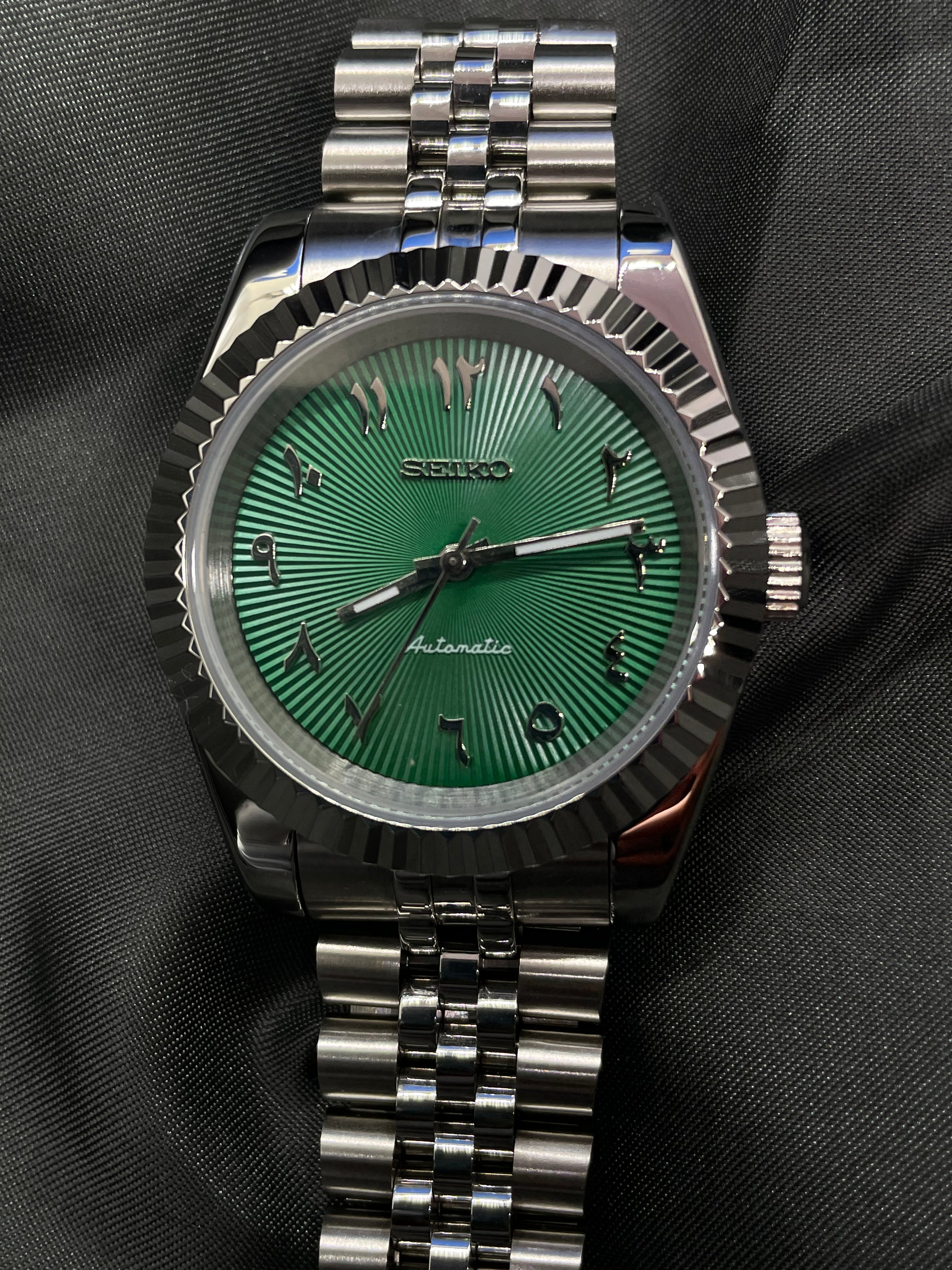 Seiko Mod - Arabic Dial Vert