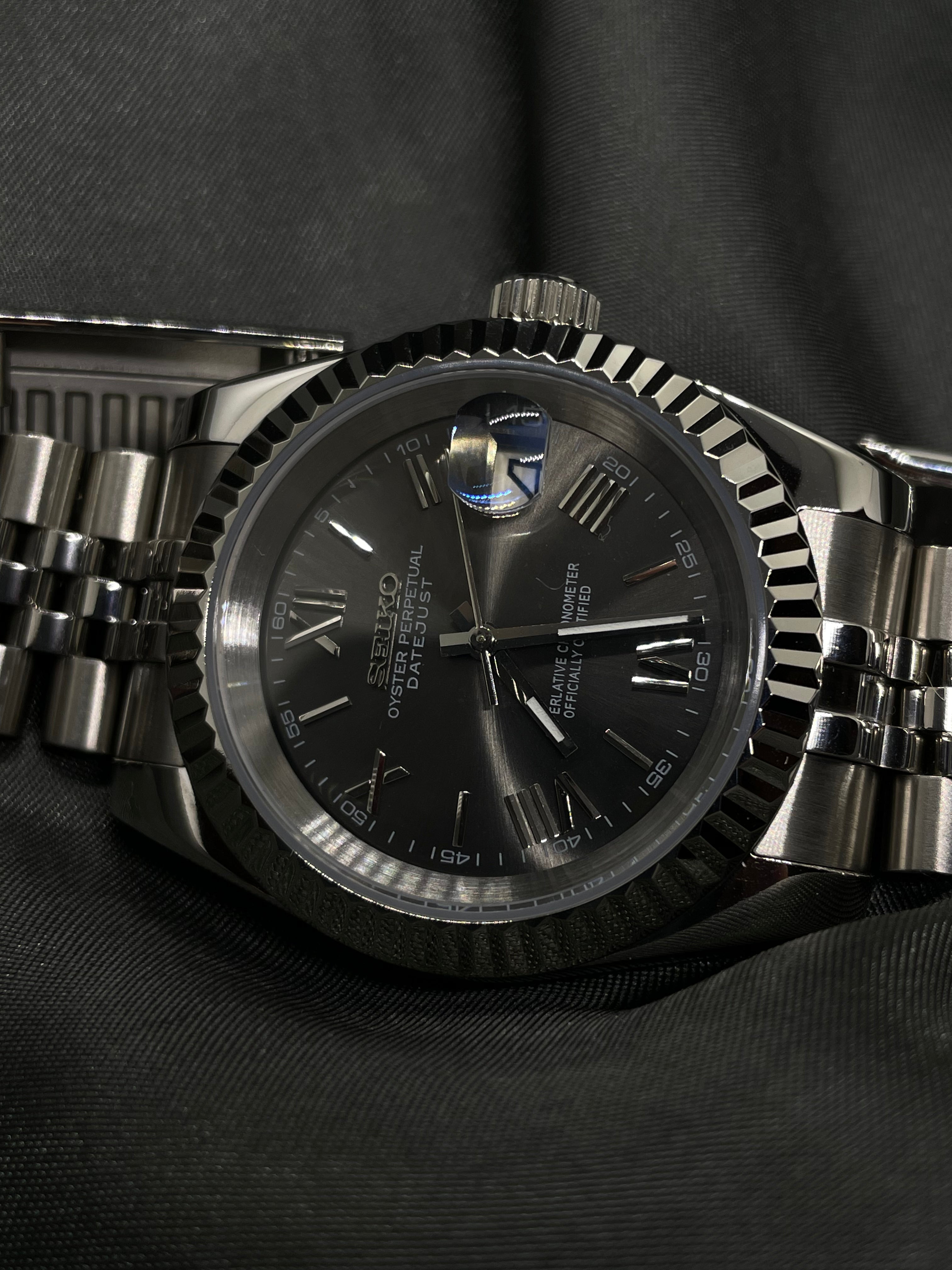 Seiko Mod - Romain Gris