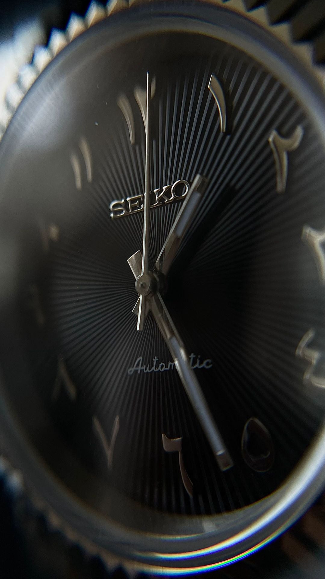Seiko Mod - Arabic Dial Black