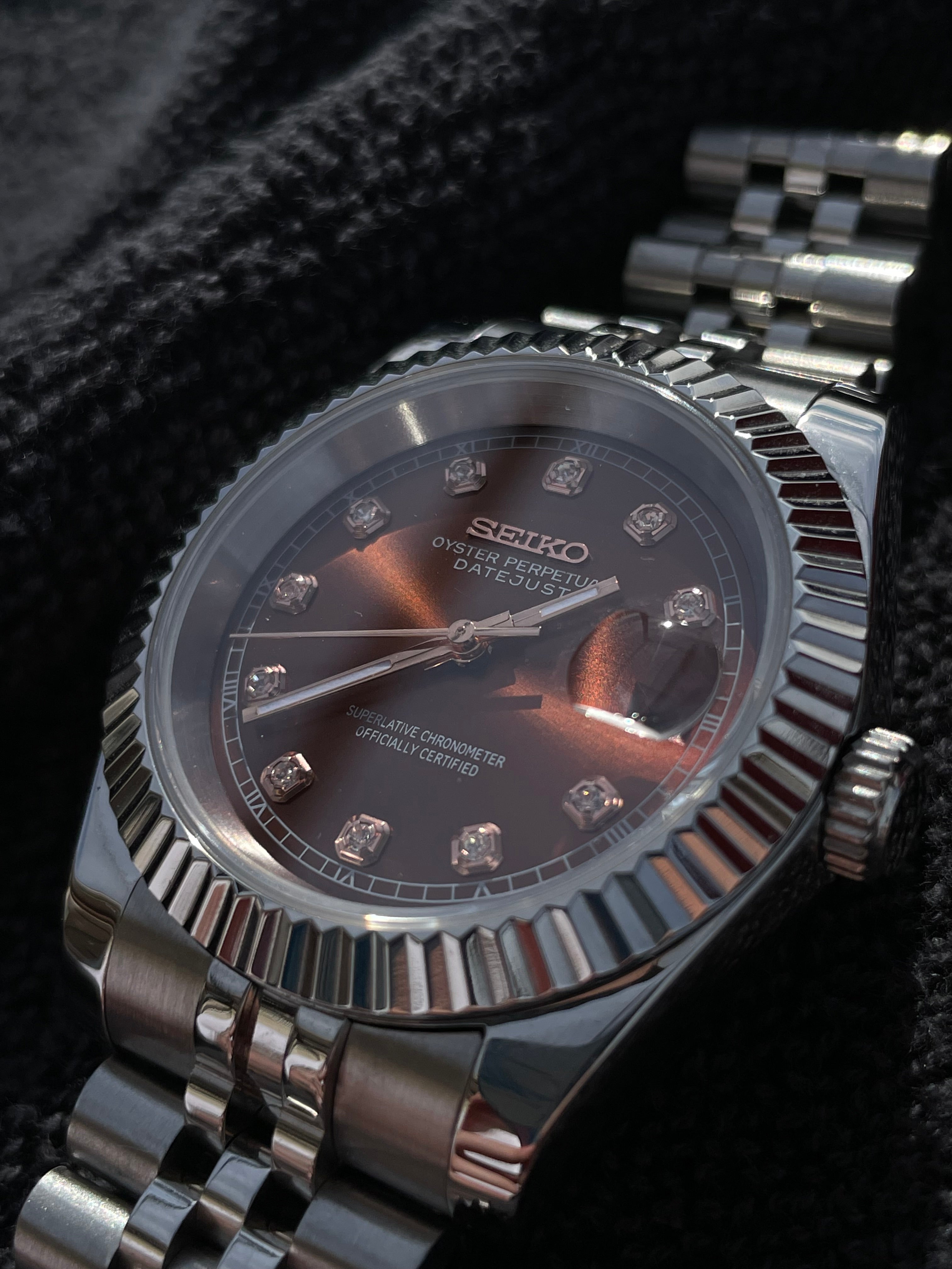 Seiko Mod - Brown Diamond