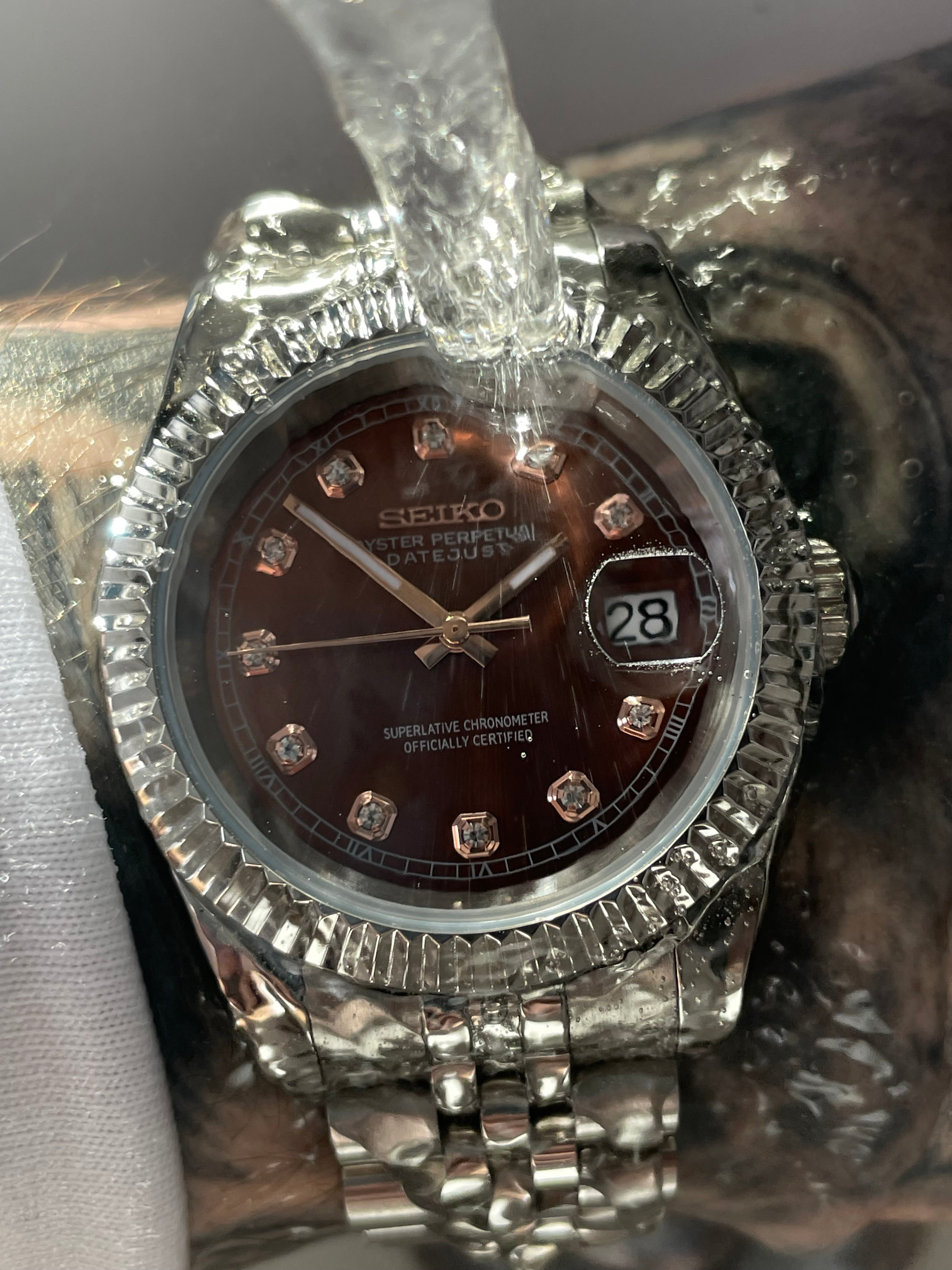 Seiko Mod - Brown Diamond